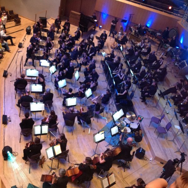 Image of Students attend the BBC Philharmonic Family Concert